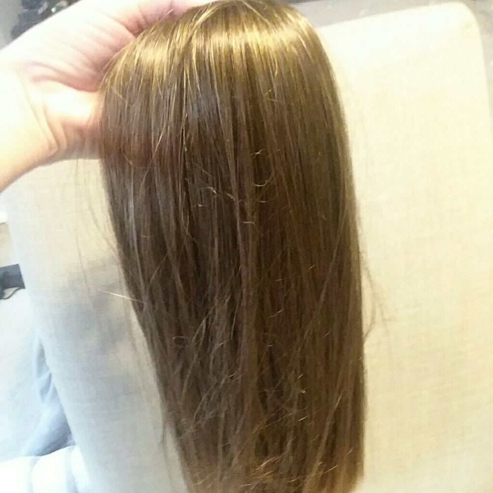 Drawstring mesh cheer hair piece
